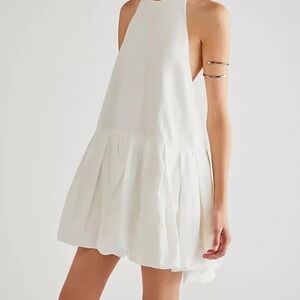 NWT Free People White Elia Mini Dress